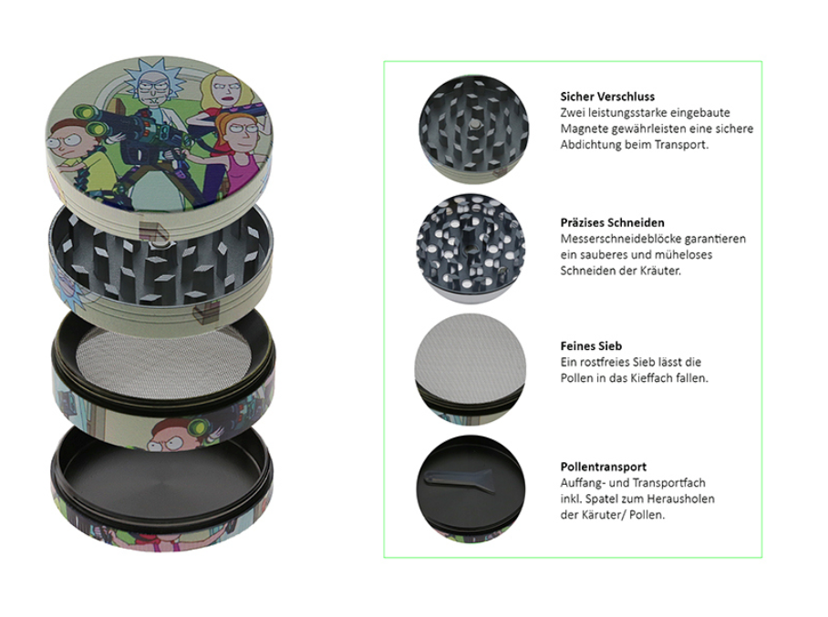 Grinder "Comic" Metall