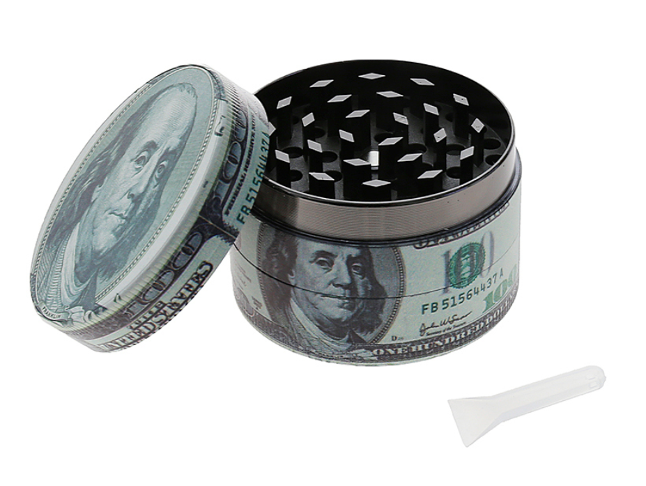Grinder "Dollarnoten" Metall