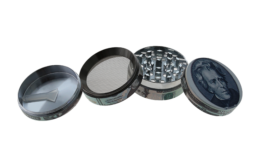 Grinder "Dollarnoten" Metall