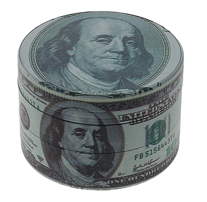 Grinder "Dollarnoten" Metall