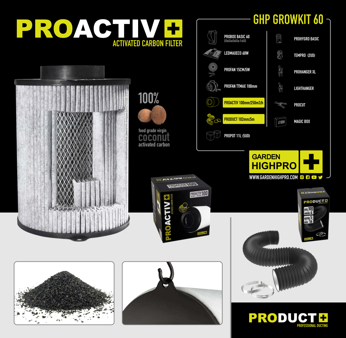 GHP 60 Growbox + Starterkit
