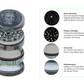 Grinder "Dollarnoten" Metall